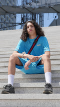 Short MX Trail Bleu
